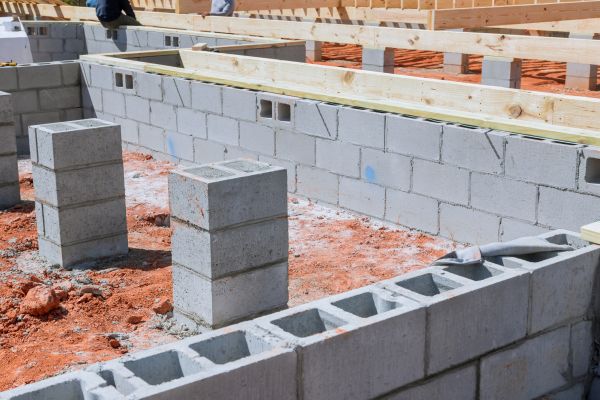 Cement Block Installation in Westminster