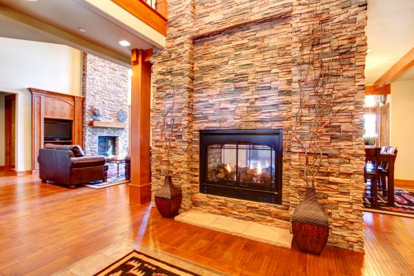 Stone Hearth Installation in Westminster
